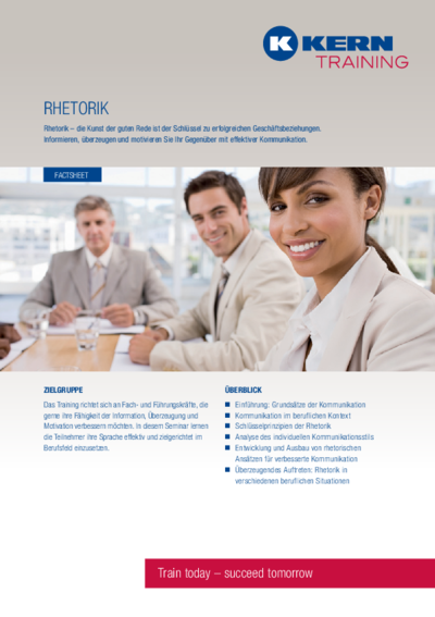 PDF Download Factsheet Rhetorik