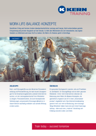 PDF Download Factsheet Work-Life-Balance-Konzepte