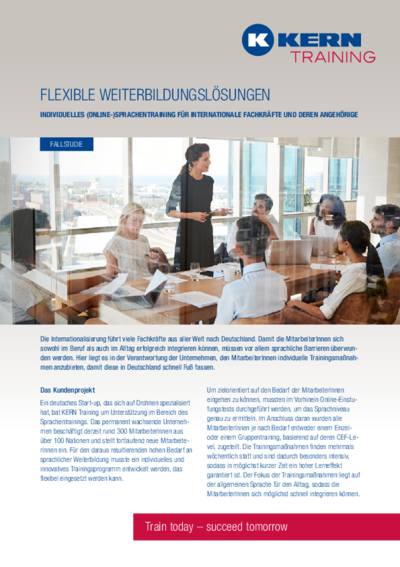 PDF-Download Fallstudie: Flexible Weiterbildungslösungen